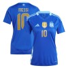 Maglia ufficiale Argentina Messi 10 Trasferta 2024 per Donna